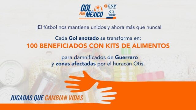 Gol por México ayuda a familias damnificadas por Otis